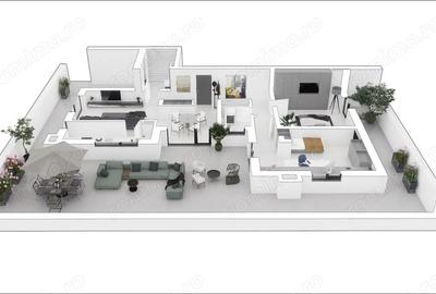 Apartament cu 7 camere semidecomandat în Mehala - 4