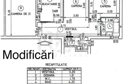3 camere la intrarea in Parcul Circului, bloc anvelopat - 18
