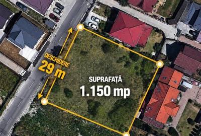 Teren de 1150 mp, în Găvana