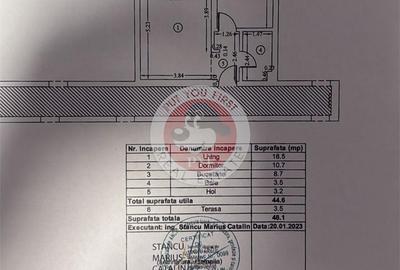 Apartament cu 2 camere decomandat în Militari