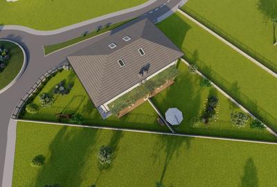 Teren 700 mp, cu autorizatie de constructie + utilitati in Chinteni - 3