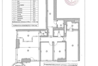 Apartament cu 4 camere, mobilat în Tei - 18