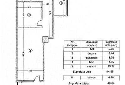 Apartament cu 2 camere decomandat, mobilat în ICIL - 2