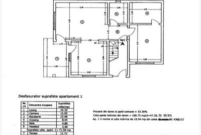 Apartament cu 3 camere decomandat în Central - 15