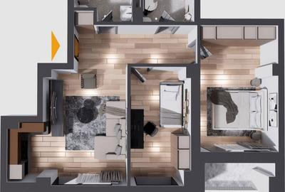 Apartament cu 3 camere în Cug - 3