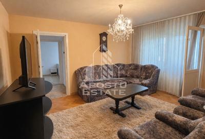 Apartament cu 3 camere nedecomandat, mobilat în Complex Studențesc - 1