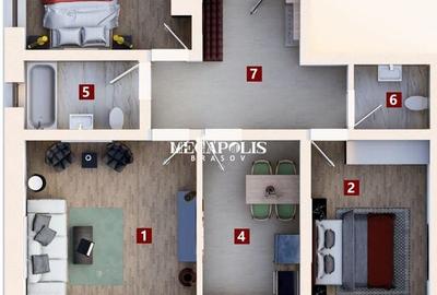 Apartament 3 Camere Decomandat-2 Bai/ 2026/ TVA inclus - 2