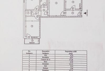 Apartament cu 3 camere semidecomandat, mobilat în Dărmănești - 17