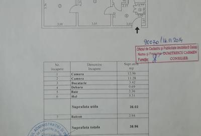 Vanzare apartament 2 camere in Galati, Micro 19, etaj 2, liber - 12