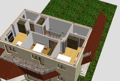 Casă cu 5 camere cu Teren 250 Mp în Km 4 - 2