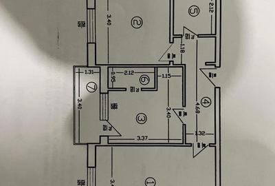 Apartament cu 2 camere decomandat în Central