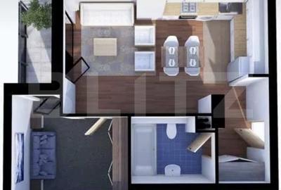 Apartament cu 2 camere semidecomandat, mobilat în Gheorgheni - 2