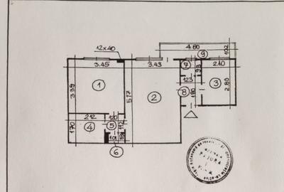 Apartament cu 2 camere semidecomandat în Central