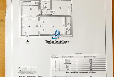 Apartament cu 3 camere semidecomandat în Mărăței - 14