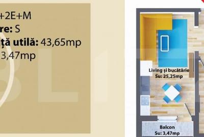 Apartament cu 2 camere decomandat în Central