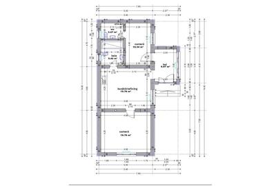 Casă cu 2 camere cu Teren 486 Mp în Central - 18