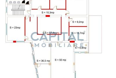 Spatiu birou de inchiriat, 270mp, mobilat, Semicentral, Comision 0% - 14