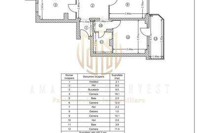 Rahova 4 camere 93 mp ,renovat recent - 15