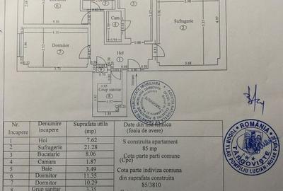 Apartament cu 3 camere decomandat în Central - 3