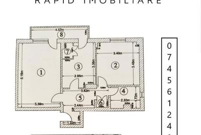 Apartament cu 2 camere decomandat în Mazepa 2 - 2