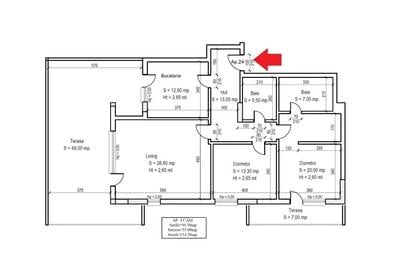 Apartament 3 Camere Decomandat cu Terasa Titan - Ozana Sector 3 - 2