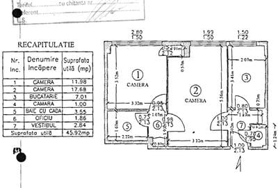 Apartament cu 2 camere semidecomandat, mobilat în Ștefan cel Mare - 14