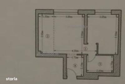 Apartament cu 2 camere semidecomandat, mobilat în Ozana - 7