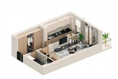 Proiect NOU - Apartamente de vanzare - Valea Lupului Bloc 4 etaje cu lift - 3