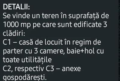 Casă cu 3 camere cu Teren 500 Mp în Central - 2