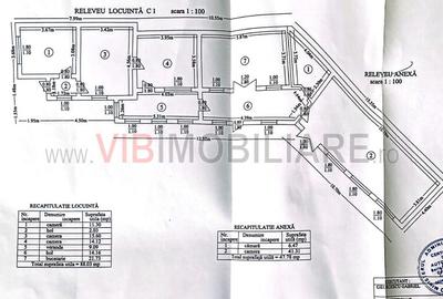 Maneciu Pamanteni - Casa  si anexa 170 mp construiti - 4 camere - 460 mp teren - 13