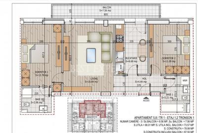 3 Camere Ideal Familie -Zona Linistita/Credit Ipotecar 15% - 1