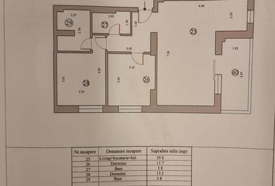 Apartament cu 3 camere decomandat în Sud - 17