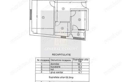 Vanzare apartament cu o camera - 35 m.p in Pacurari - Iasi - 4