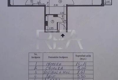 Apartament cu 2 camere decomandat în Titan