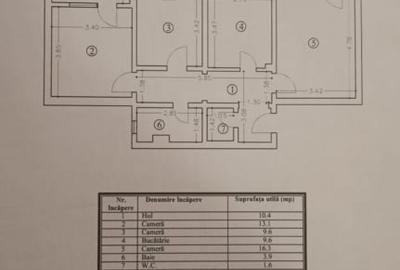 Apartament cu 3 camere, mobilat în Faleza Nord - 7