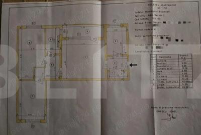Apartament cu 3 camere semidecomandat în Teiul Doamnei