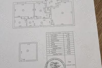 Apartament cu 2 camere semidecomandat în 1 Decembrie - 1