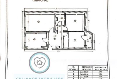 Apartament cu 3 camere decomandat în Cantacuzino - 8