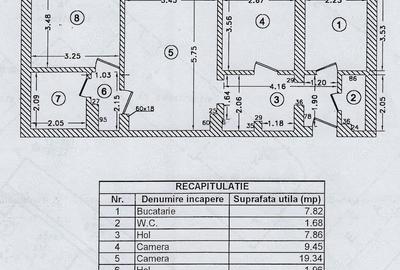 Apartament cu 3 camere semidecomandat în Central - 4