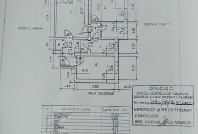 Apartament cu 3 camere decomandat în Lehliu
