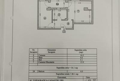 Apartament cu 2 camere decomandat în Nord