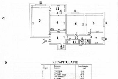 Apartament cu 4 camere decomandat în Chișinau - 1