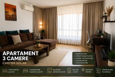 Apartament cu 3 camere decomandat în Runcu - 1