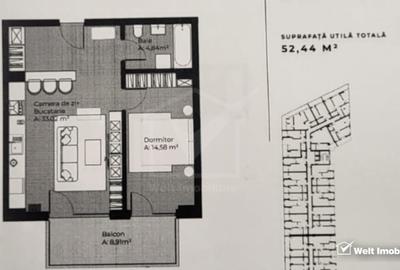 Apartament cu 2 camere semidecomandat în Gheorgheni - 2