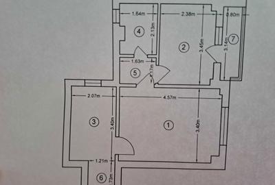 Apartament cu 2 camere semidecomandat în Pantelimon - 1