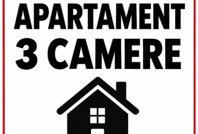Apartament cu 3 camere decomandat în Rahova
