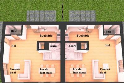 Duplex cu 4 camere cu Canalizare în Iris - 6