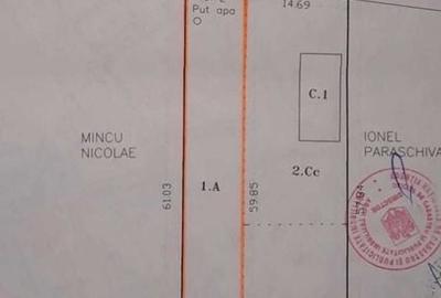 Teren de 525 mp, în Central