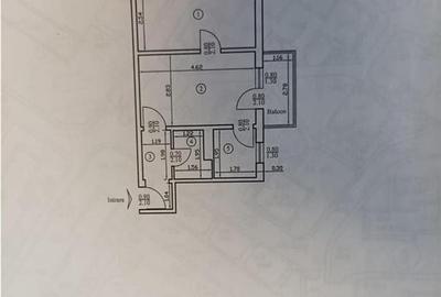 Apartament cu 2 camere semidecomandat, mobilat în Alexandru cel Bun - 1