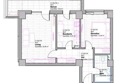 Apartament cu 2 camere decomandat în Tătărași - 3